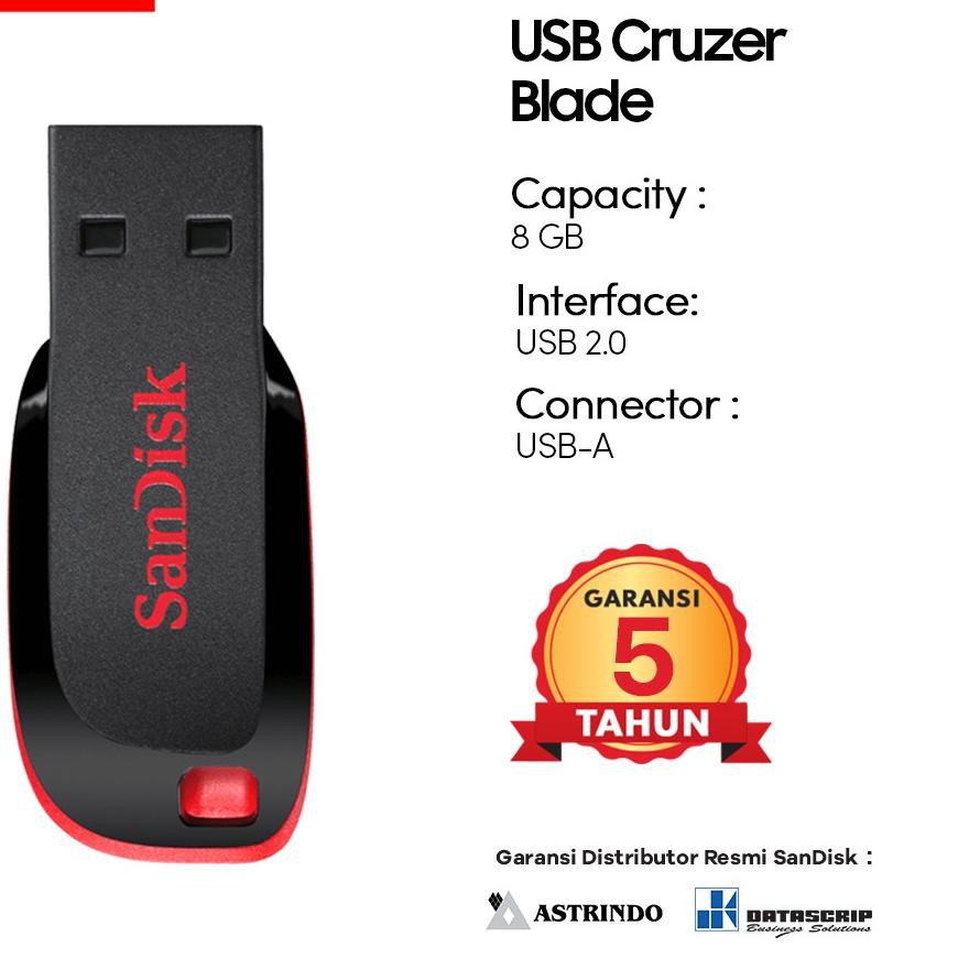 Usb Sandisk Cruzer Blade Cz50 8gb