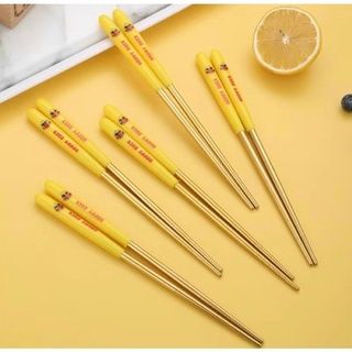 Set 5 Đôi Đũa Vịt Vàng Cute