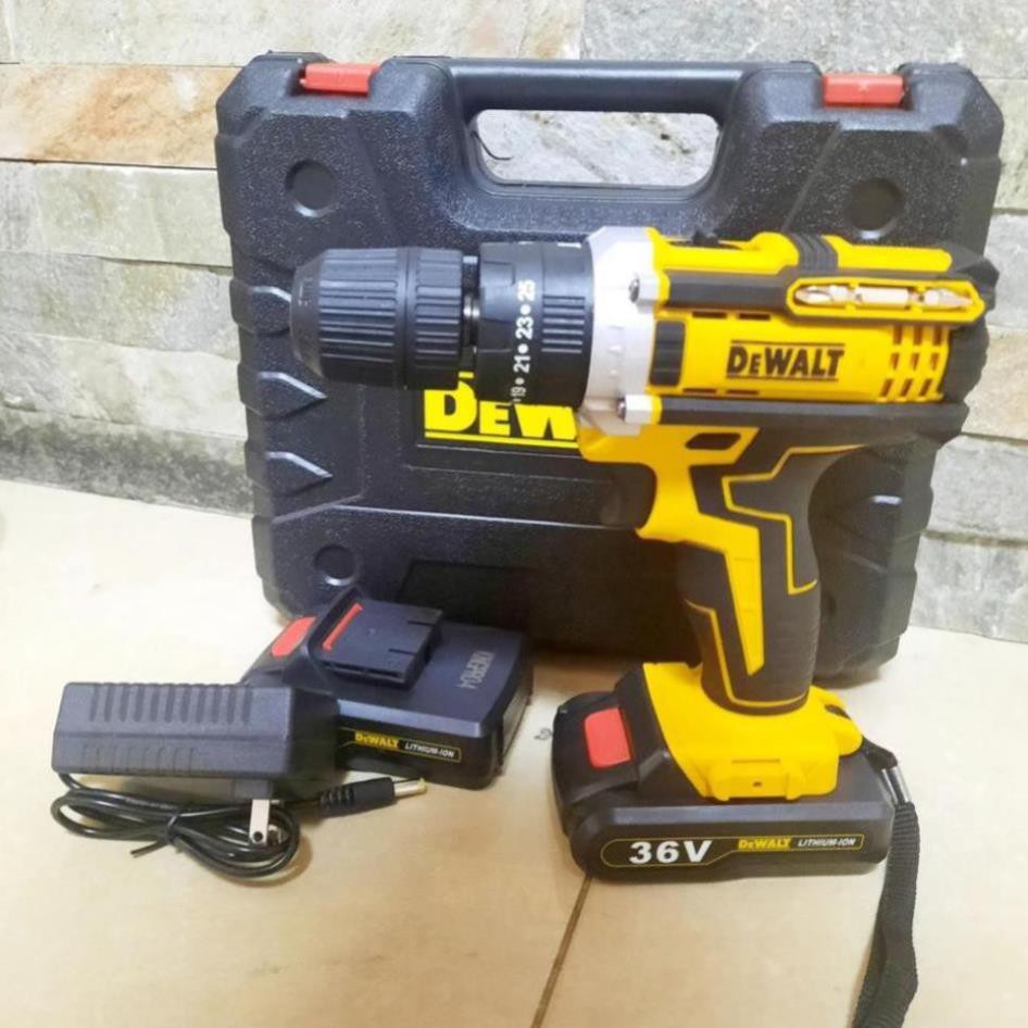 Máy khoan pin có chức năng búa- khoan 3 chức năng Dewalt