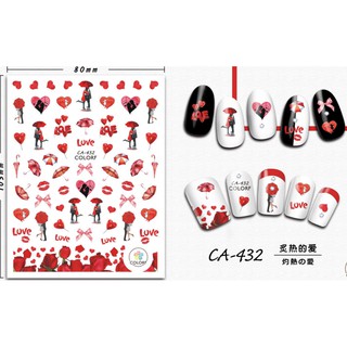 Sticker & Decal dán móng tay hình môi