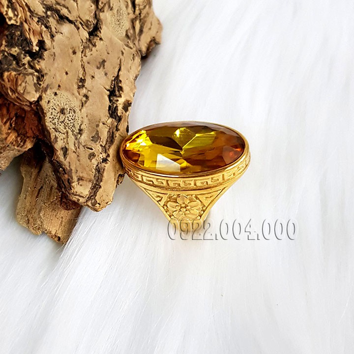 Nhẫn nam đá đen to, bự và dài.