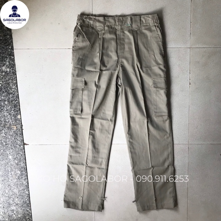Quần áo đồng phục bảo hộ lao động vải kaki kĩ kỹ sư công nhân công trình nhà máy TINBA05