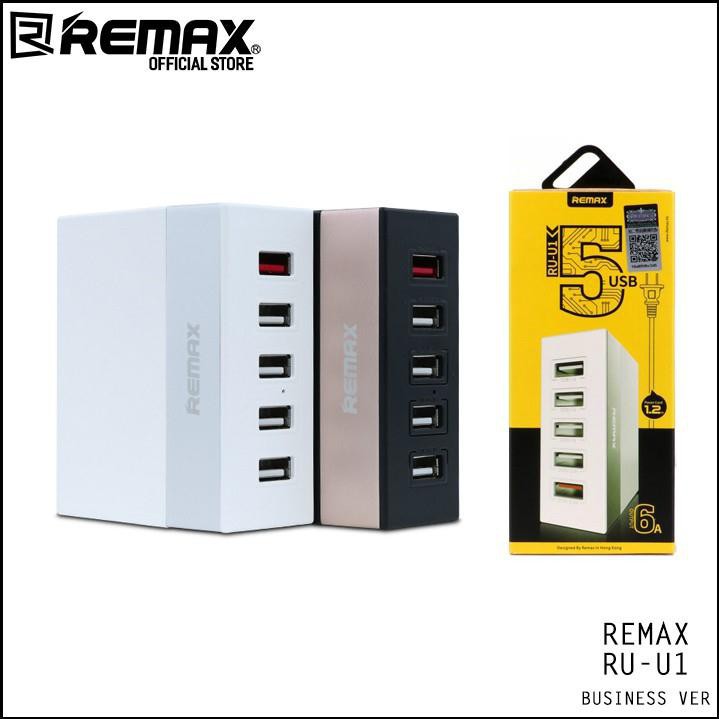 Sạc 5 Cổng USB Remax RU-U1 Business Version Max 6.2A