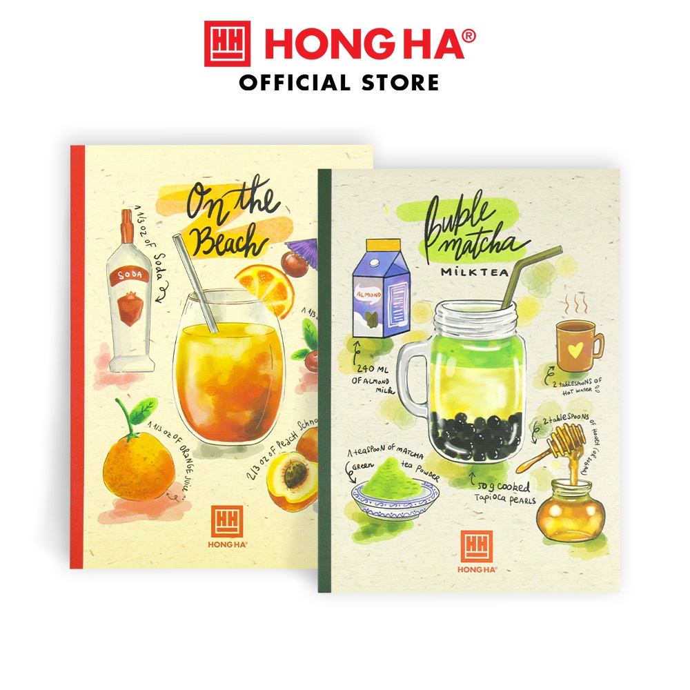 Vở kẻ ngang Hồng Hà Cocktail Hồng Hà 80/120 trang - 1427/1428 - vpp Quế Anh