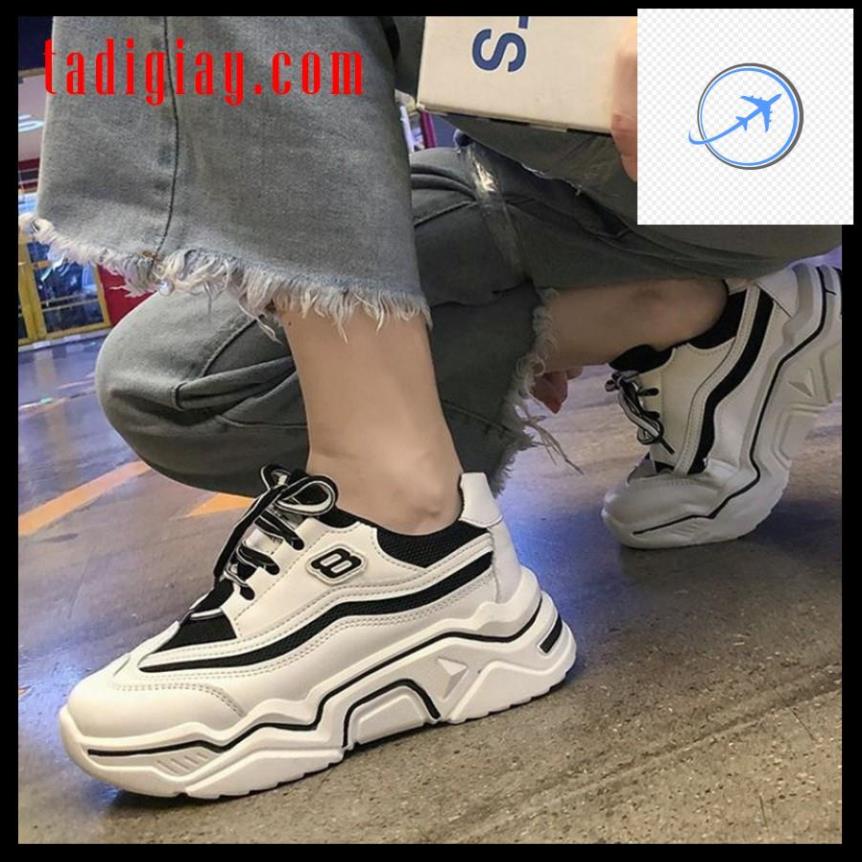 Giày Sneaker Nữ Đẹp Độn Đế Tăng Chiều Cao Giầy Thể Thao Nữ Thời Trang Phong Cách - TADIGIAY.COM