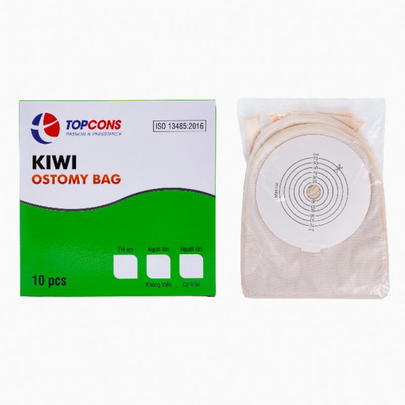 Combo 30 Túi hậu môn nhân tạo Kiwi