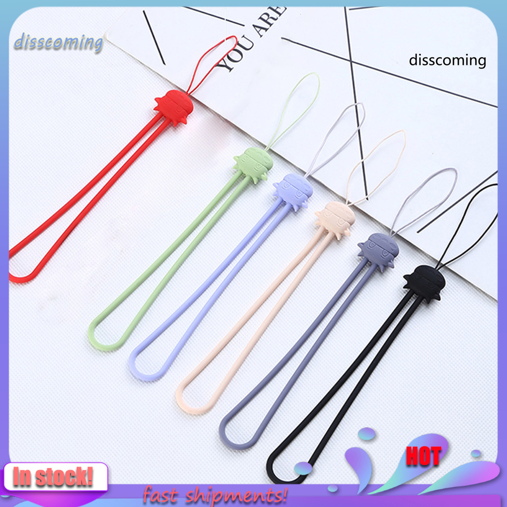 Dây Treo Điện Thoại Hình Đầu Bò Hoạt Hình Bằng Silicon