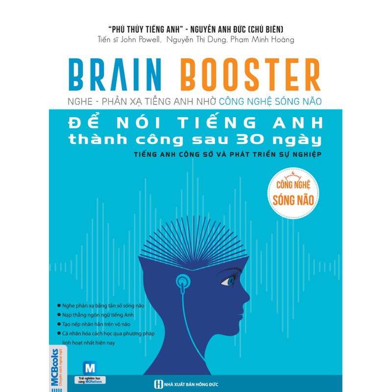 Sách - Brain Booster - Nghe - Phản Xạ Tiếng Anh Nhờ Công Nghệ Sóng Não