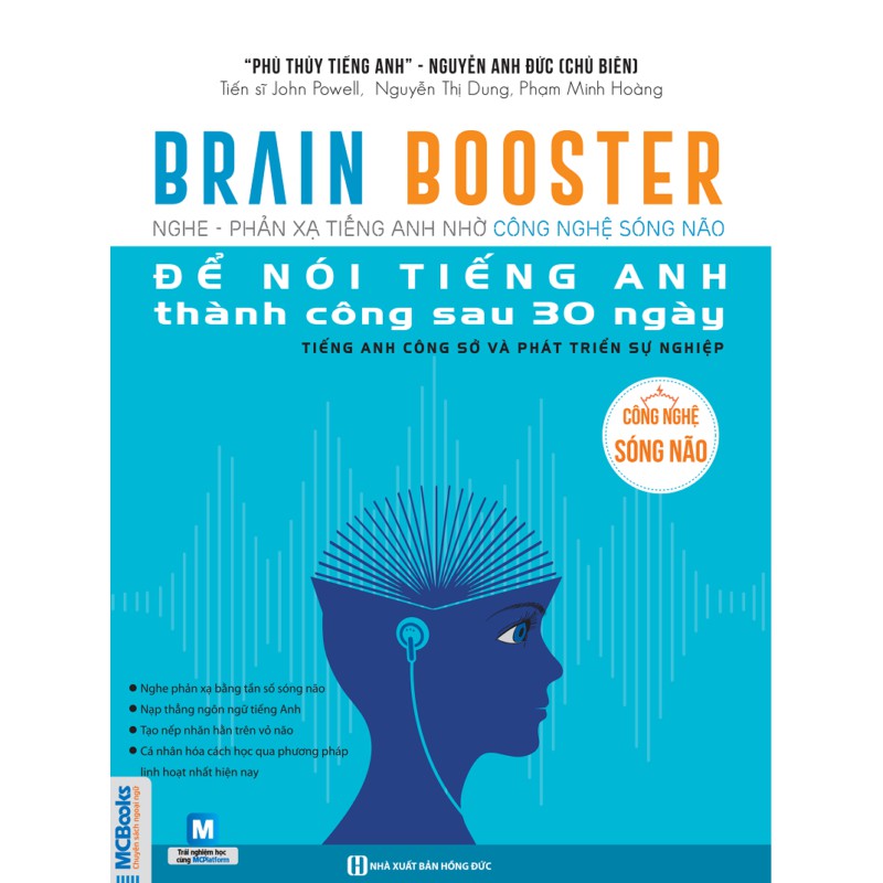 Sách Brain Booster Nghe Phản Xạ Tiếng Anh Nhờ Công Nghệ Sóng Não Tiếng Anh Công Sở và Phát Triển Sự Nghiệp