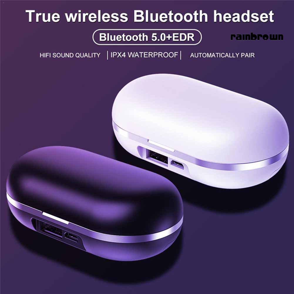 Tai Nghe Bluetooth 5.0 Không Dây Kèm Hộp Sạc