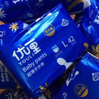 Bỉm quần youli size L42 miếng