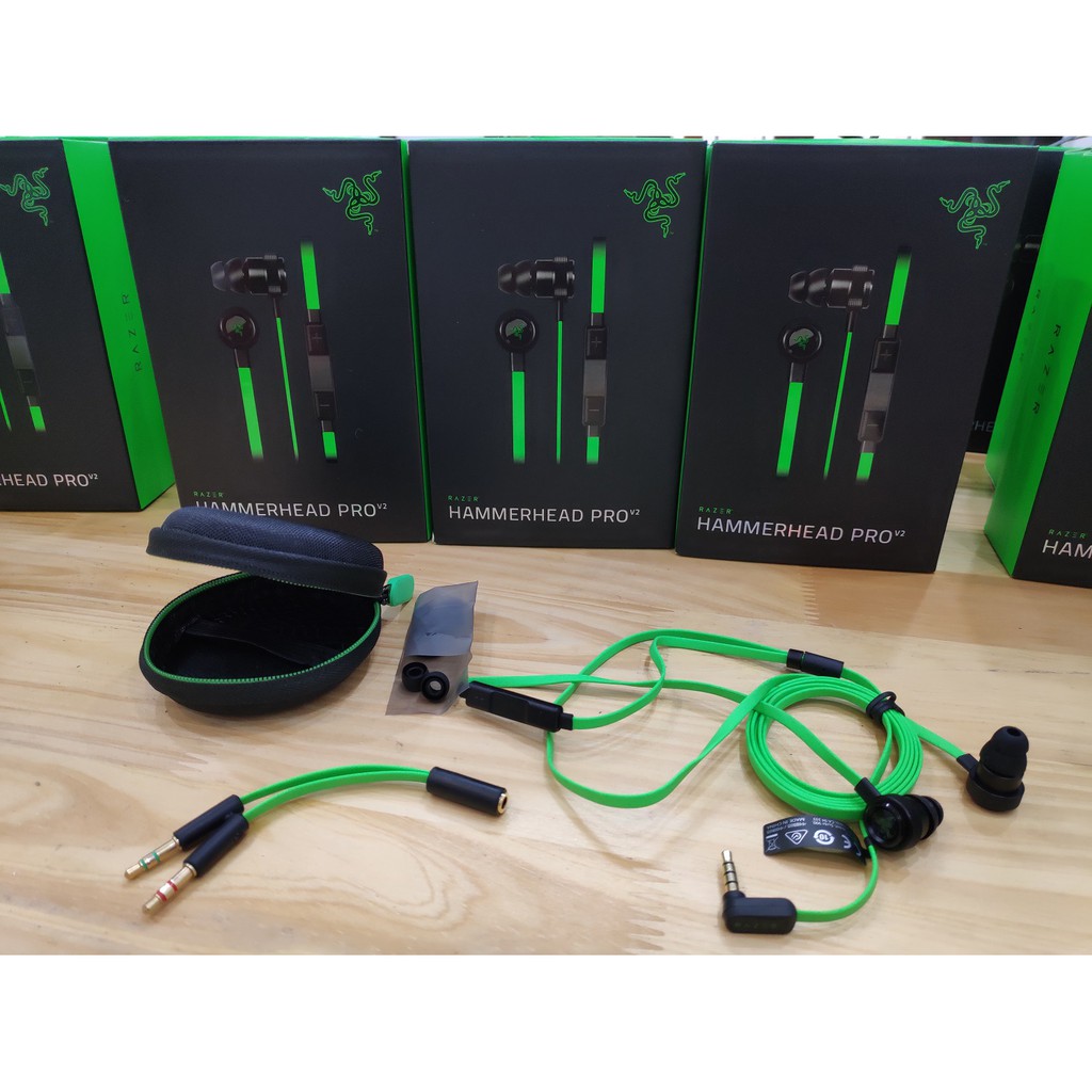 Tai nghe Razer Hammerhead Pro V2  Mới 100% Fullbox hàng chất lượng