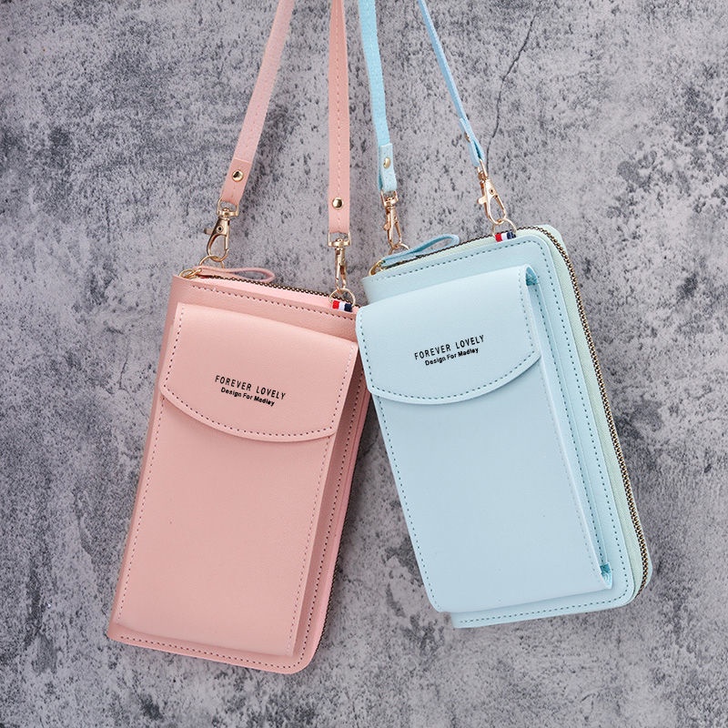 Túi đựng điện thoại mới, túi đeo chéo nữ mini thời trang hàn quốc, ví đựng thẻ lớn dành cho học sinh, túi đựng thẻ nữ thông dụng, túi nhỏ hợp thời trang