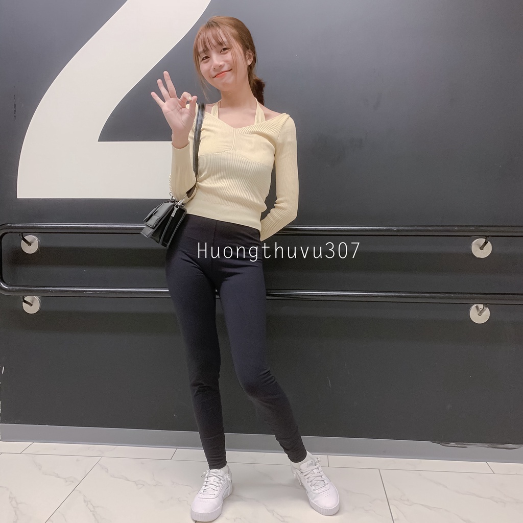 Quần Legging Nữ Xuất Dư Chống Lộ Chống Xù Nâng Mông Đẹp Loại 1