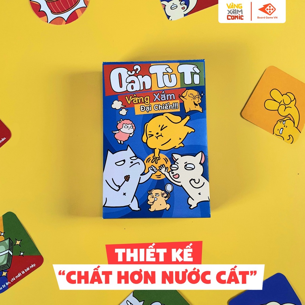 Trò chơi mới đón Tết Oẳn Tù Tì - Vàng Xám Đại Chiến - Board Game VN