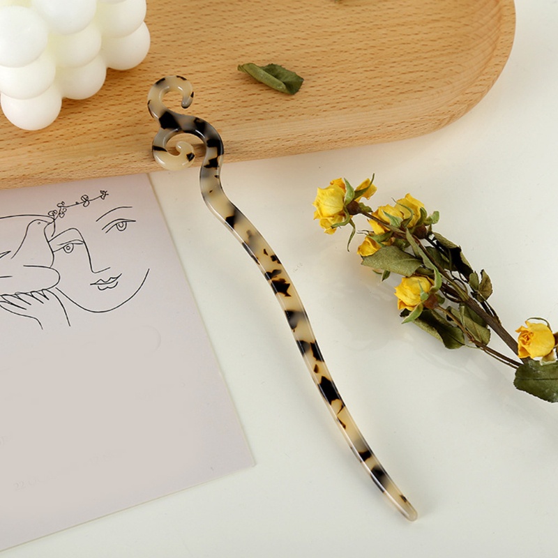 Trâm Cài Tóc Acetate Phong Cách Truyền Thống Cổ Điển Cho Nữ