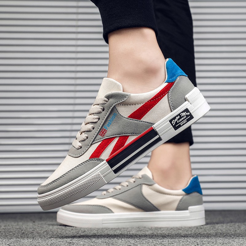 Giày vải canvas kiểu Hàn Quốc thoáng khí thời trang mùa hè dành cho nam | BigBuy360 - bigbuy360.vn