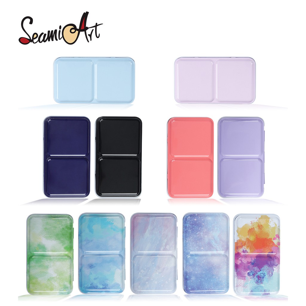 SeamiArt Multi Functional Portable Metal Foldable Painting Box