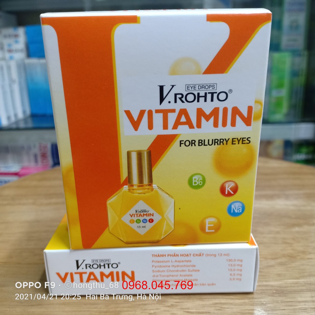 Nhỏ mắt - V.ROHTO VITAMIN 13ml