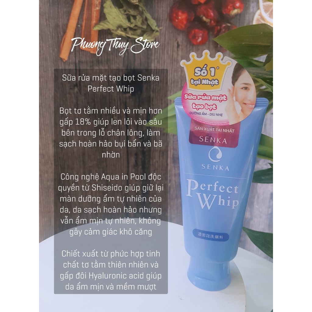 Sữa rửa mặt tạo bọt của nhật TUÝP MÀU XANH DƯƠNG (SENKA) | BigBuy360 - bigbuy360.vn