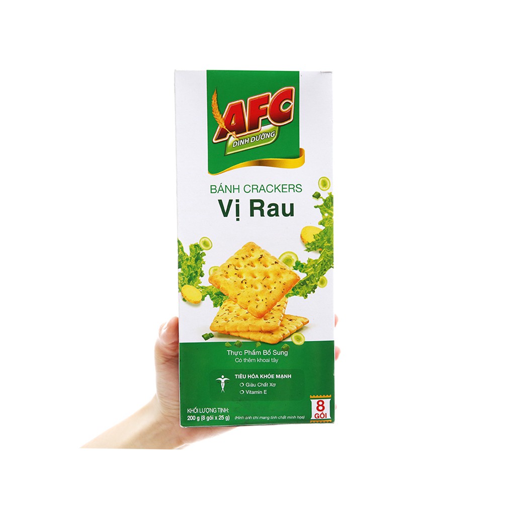 Bánh Qui Mặn AFC 200g (8 gói*25g)