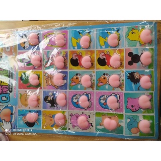 Vỉ 20 chiếc đồ chơi mochi mông siêu mềm mịn