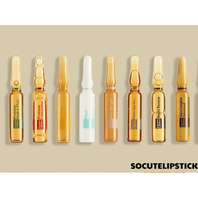 Những Loại Ampoules Marti Derm (DSP Bright, Photo Age, Black Diamond, Hydra Plus, Night Renew, Originals Flash)