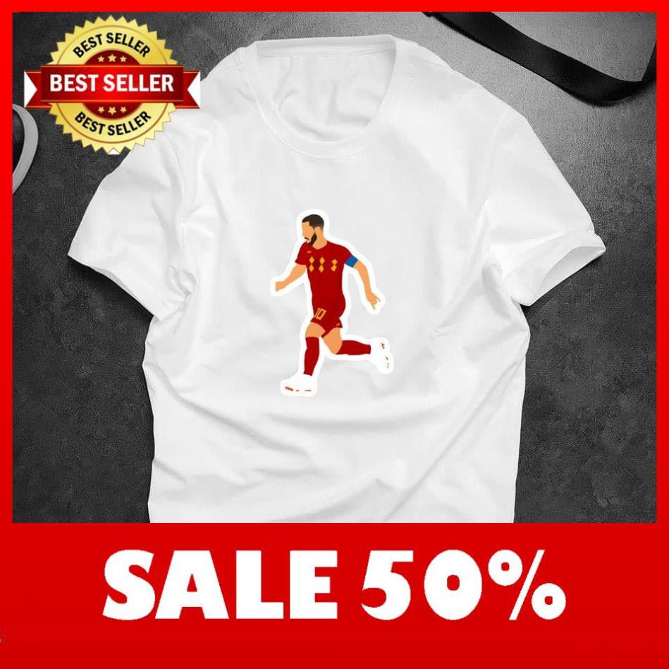 [Freeship] Áo Thun In Hình Eden Hazard Mã 06 - Áo In Hình Cầu Thủ Bóng Đá