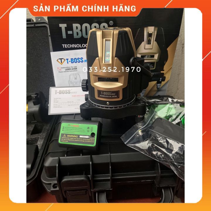 Máy bắn cốt- cân bằng laser 5 tia xanh TBOSS 288G-phím cảm ứng- pin lớn-bảo hành 12 tháng
