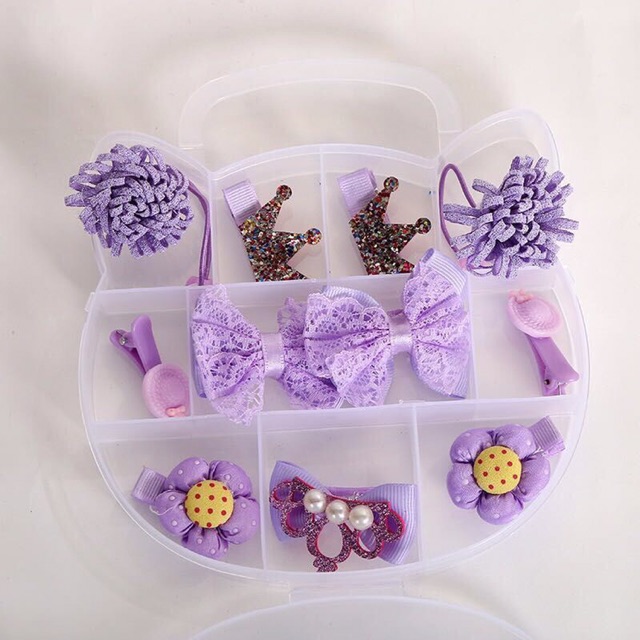 Bộ Đồ Dây Buộc Tóc Cho Bé- Set Dây Buộc Tóc Hình Hello Kitty