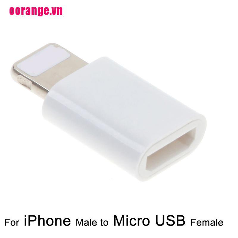 Đầu Chuyển Đổi Từ Cổng Cắm Iphone Sang Cổng Micro Usb