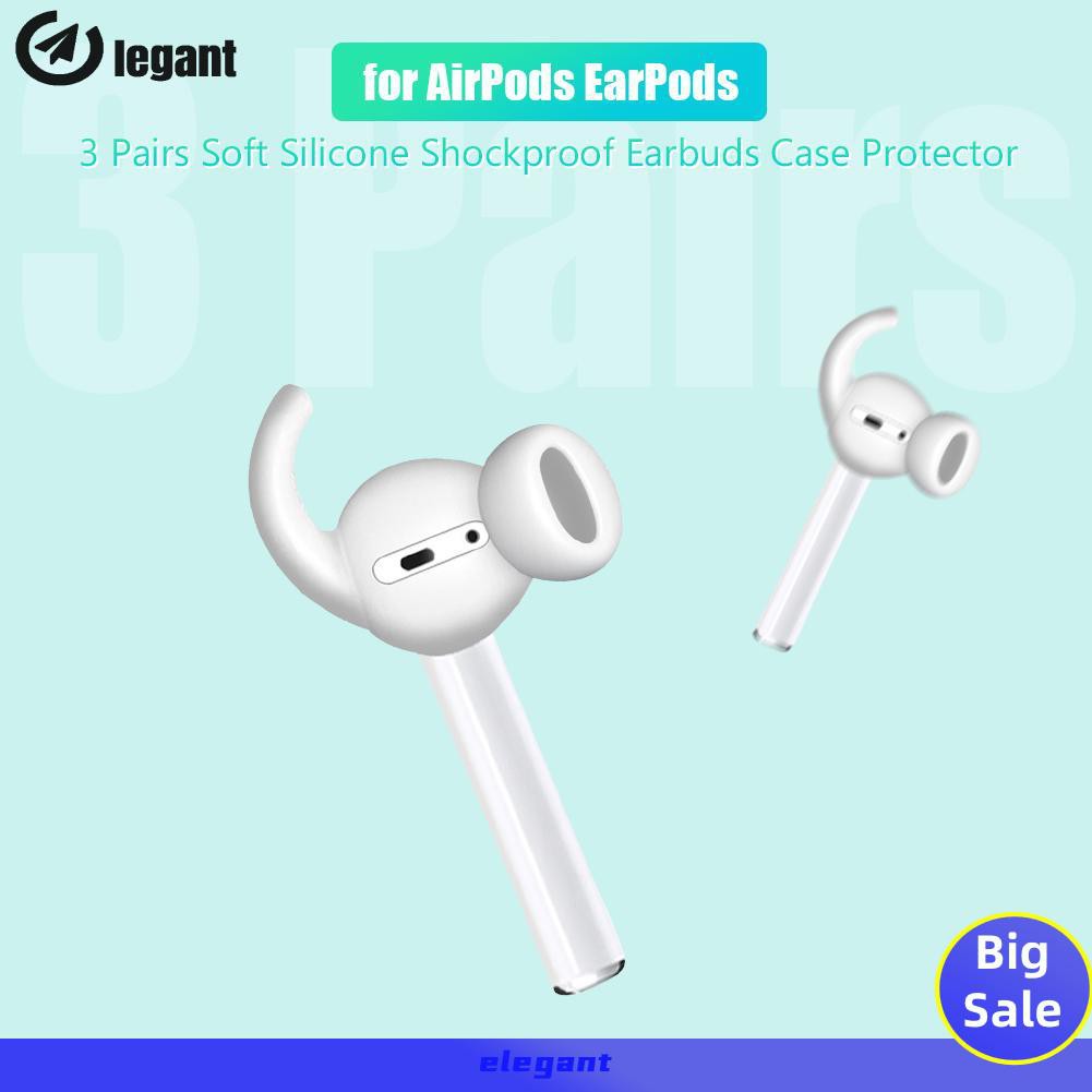 Set 3 Cặp Nút Silicon Chống Sốc Cho Tai Nghe Airpods