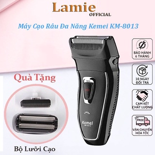 Máy cạo râu 2 lưỡi kép kemei km 8013 nhỏ gọn tiện lợi