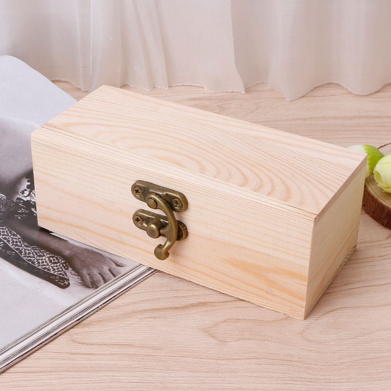 ✿ Hộp Gỗ Đựng Trang Sức Hình Chữ Nhật