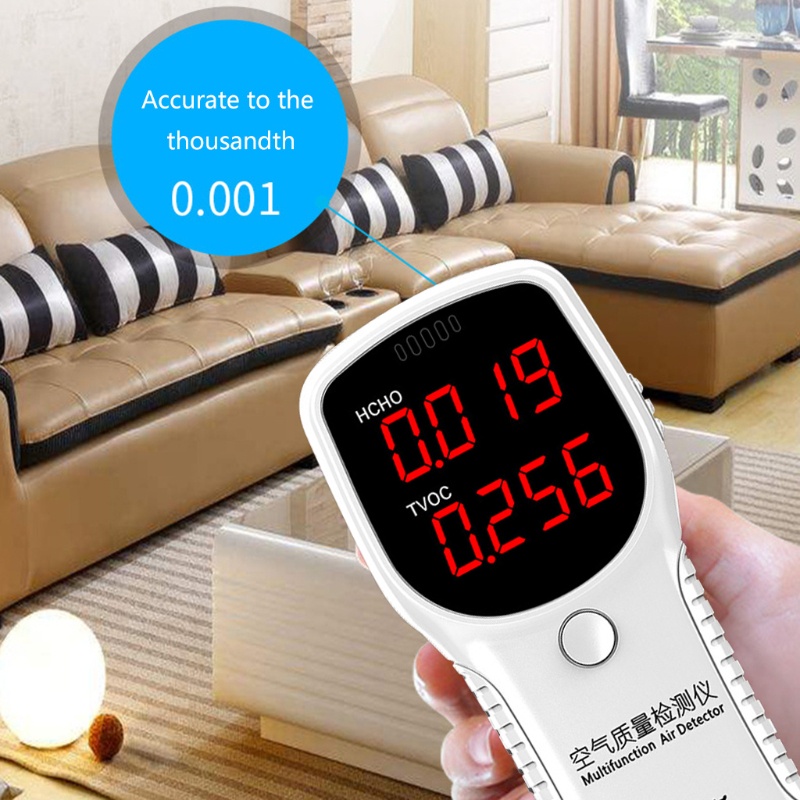 1 thiết bị dò chất lượng không khí Formaldehyde TVOC cho nhà ở/văn phòng