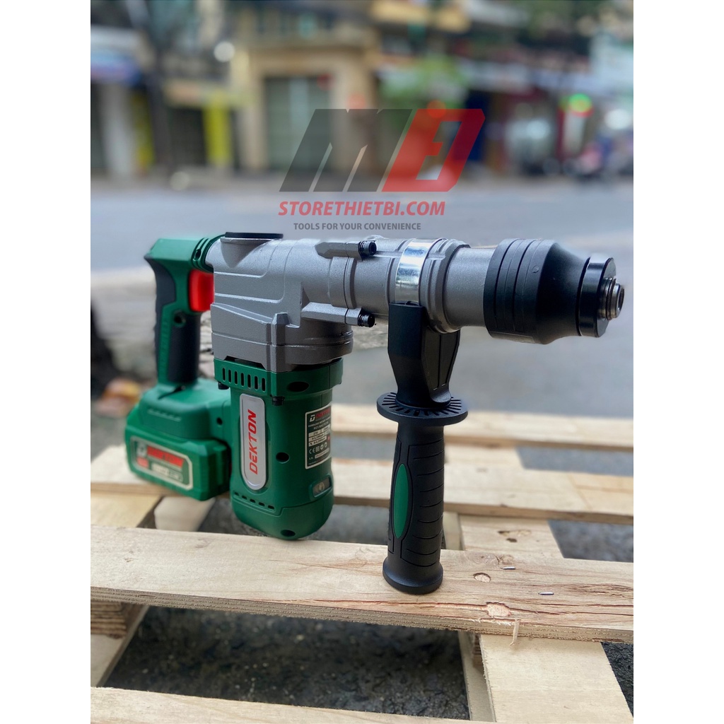 Máy khoan Đục Bê Tông  2 chức năng Pin 21v Dekton / M21-RH2702BL / Motor Brushless / Chân Pin Phổ Thông Makita
