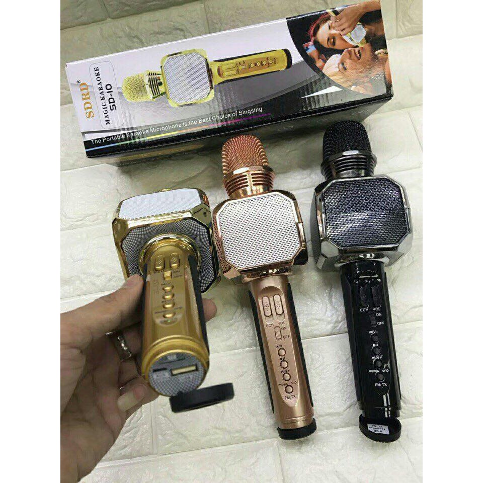 Mic hát bluetooth SD 10 siêu hot 0966923690