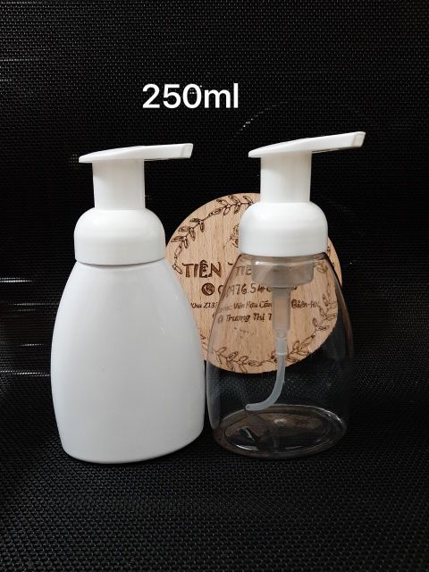 Chai nhựa tạo bọt 250ml