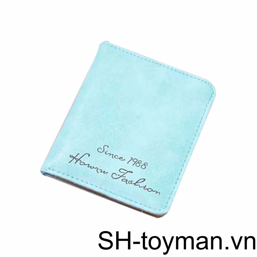 Ví Da Ngắn Dạng Gập Đựng Tiền Xu / Thẻ Cỡ Nhỏ Cho Nữ