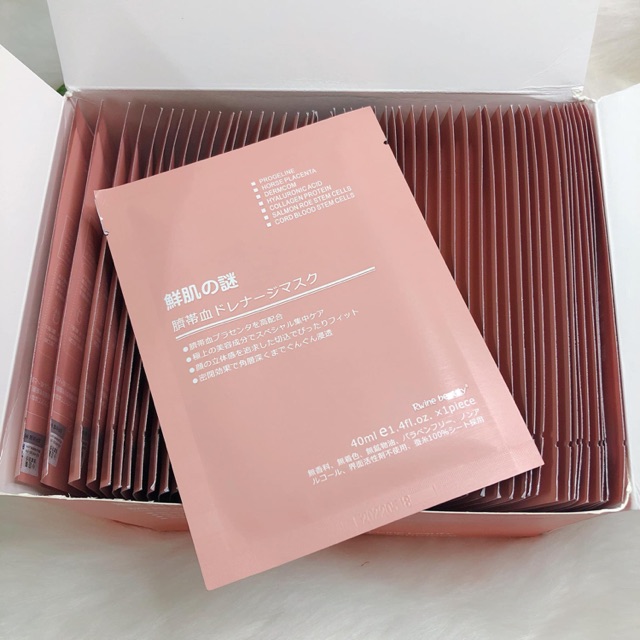 Mặt nạ giấy nhau thai Collagen Rwine Beauty Mask