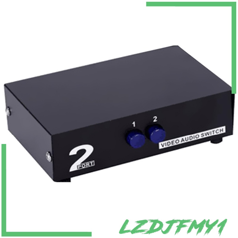 [giá giới hạn] 2 in 1 Out 2 Way Composite AV Switcher 3 RCA Video L/R Audio Switch Box