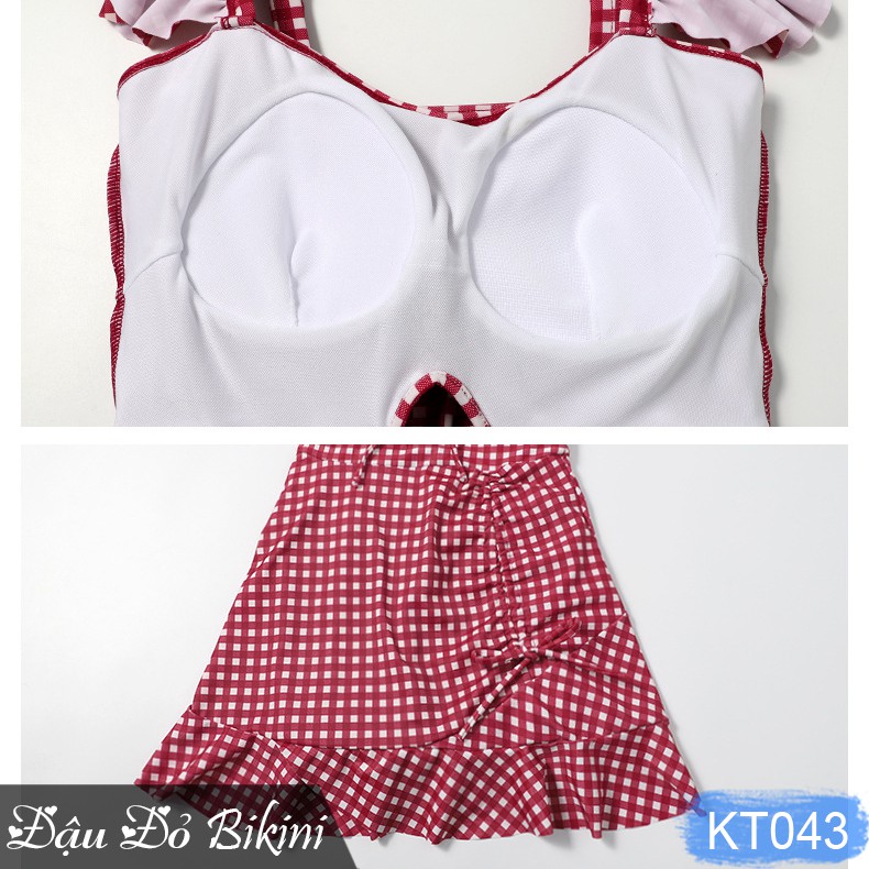 Bikini liền thân cao cấp, áo tắm nữ một mảnh phong cách Hàn quyến rũ, đồ bơi phom dáng đẹp, chất thun bơi lạnh | KT043
