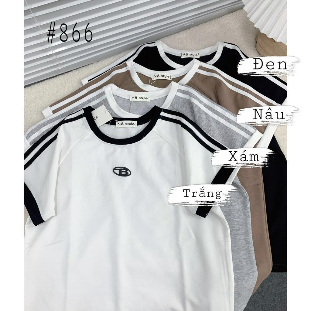 Áo thun babytee chữ B cổ tròn phối sọc xinh xinh  Ao866