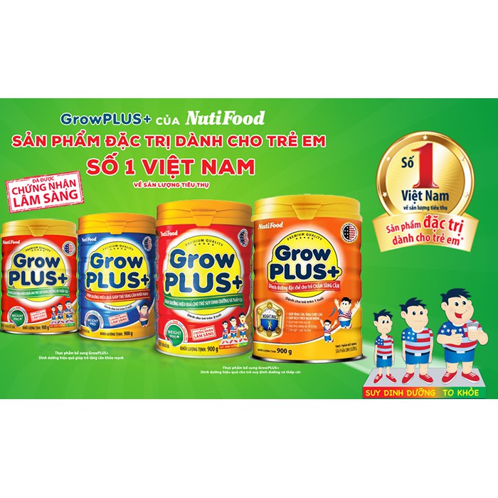 Sữa Nutifood Grow Plus + 1,5kg HSD 2025