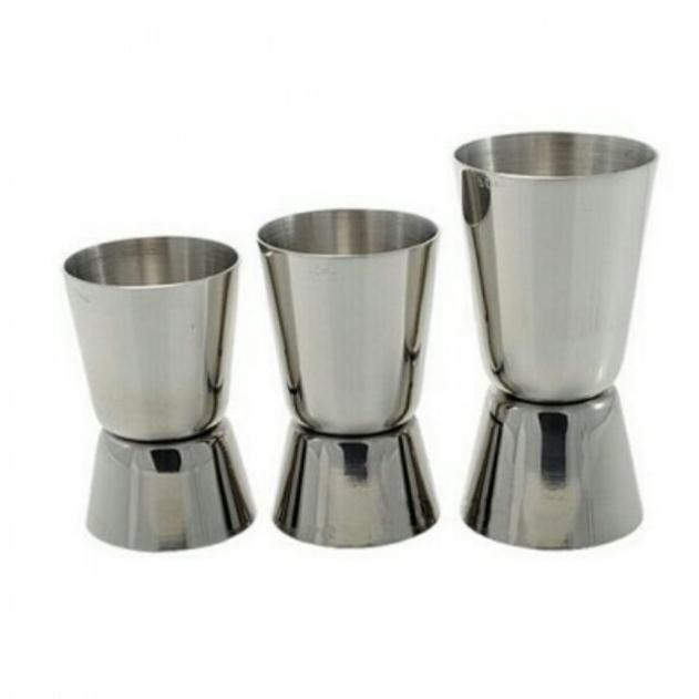 Ly đong định lượng 2 đầu inox | Jigger inox 2 đầu