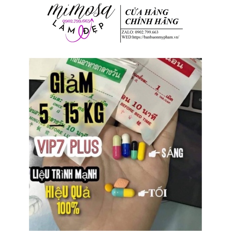 Liệu trình 28 ngày giảm và lấy lại dáng xinh với víp7 thái
