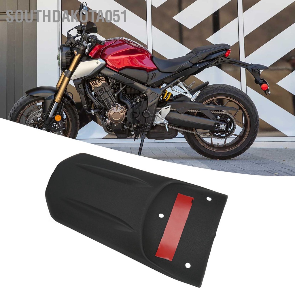 [Hàng Sẵn] Tấm mở rộng Chắn Bùn sau Xe máy Màu đen với Ốc thay thế cho CB650R 2019‑2021【Southdakota051】