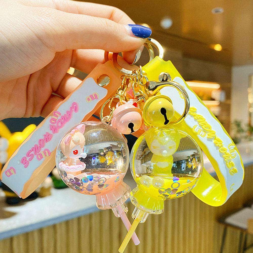 Móc Khóa Hình Kẹo Mút Bằng Acrylic Dễ Thương