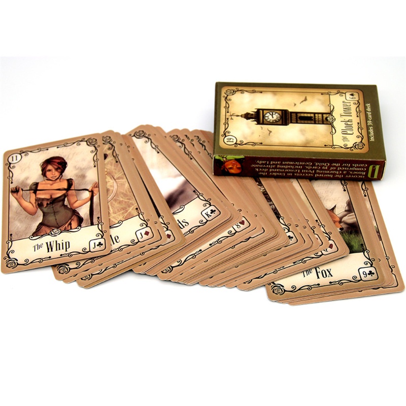 Bộ bài tarot 39 lá in chữ tiếng Anh vui nhộn cho gia đình