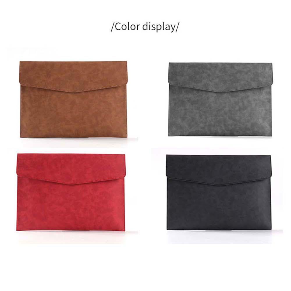 Túi Da PU Cỡ Lớn 33 * 25CM Đựng Laptop / Máy Tính Bảng Tiện Dụng